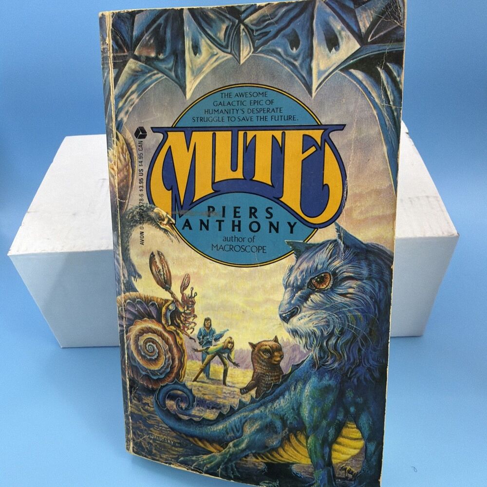 Mute by Piers Anthony (1981, 1st Edition/First printing, paperback)